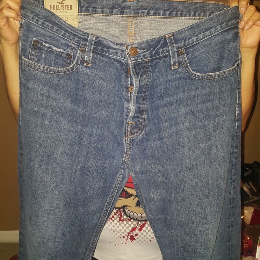 Hollister button up jeans